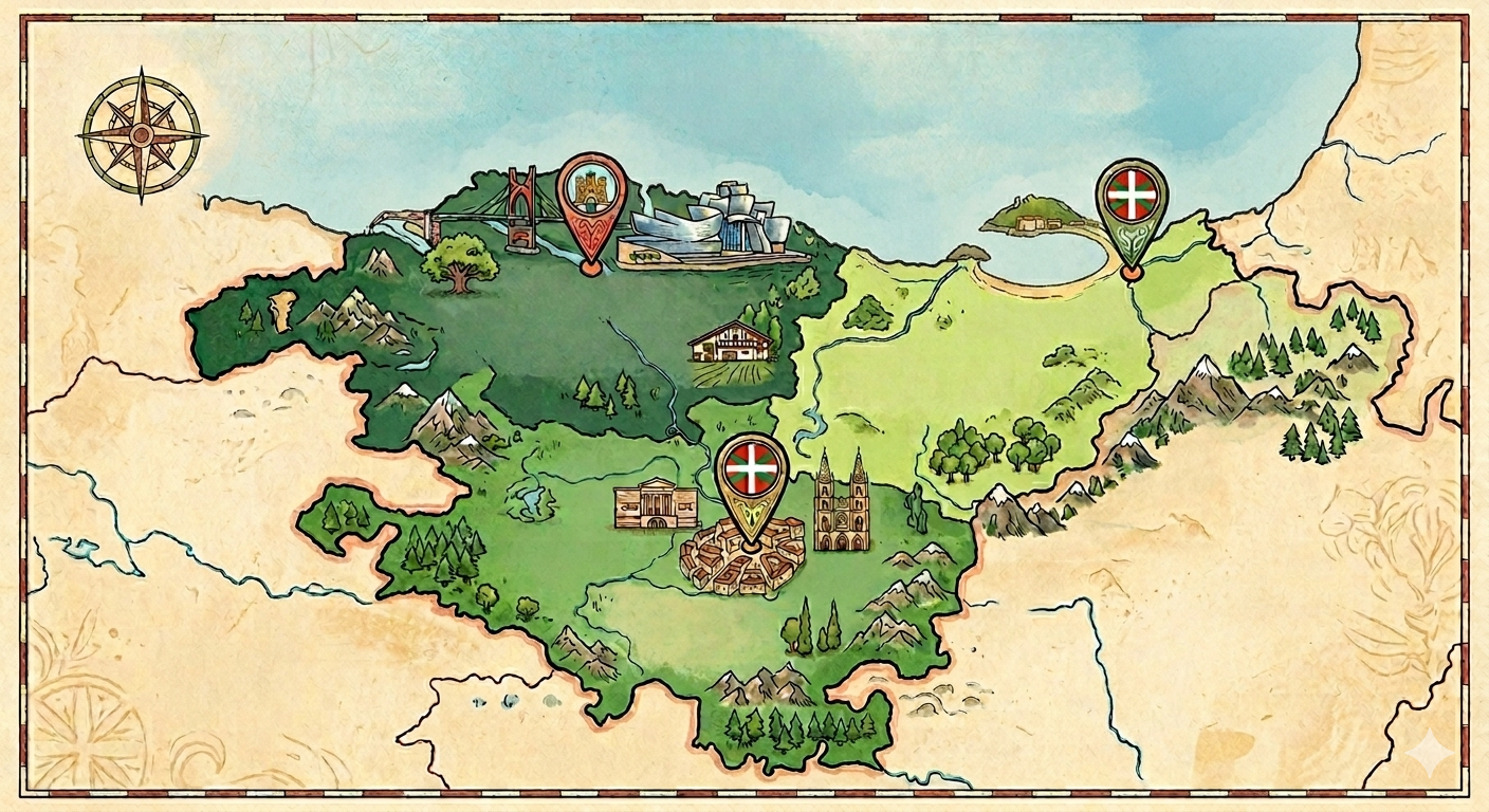 Mapa de Euskadi